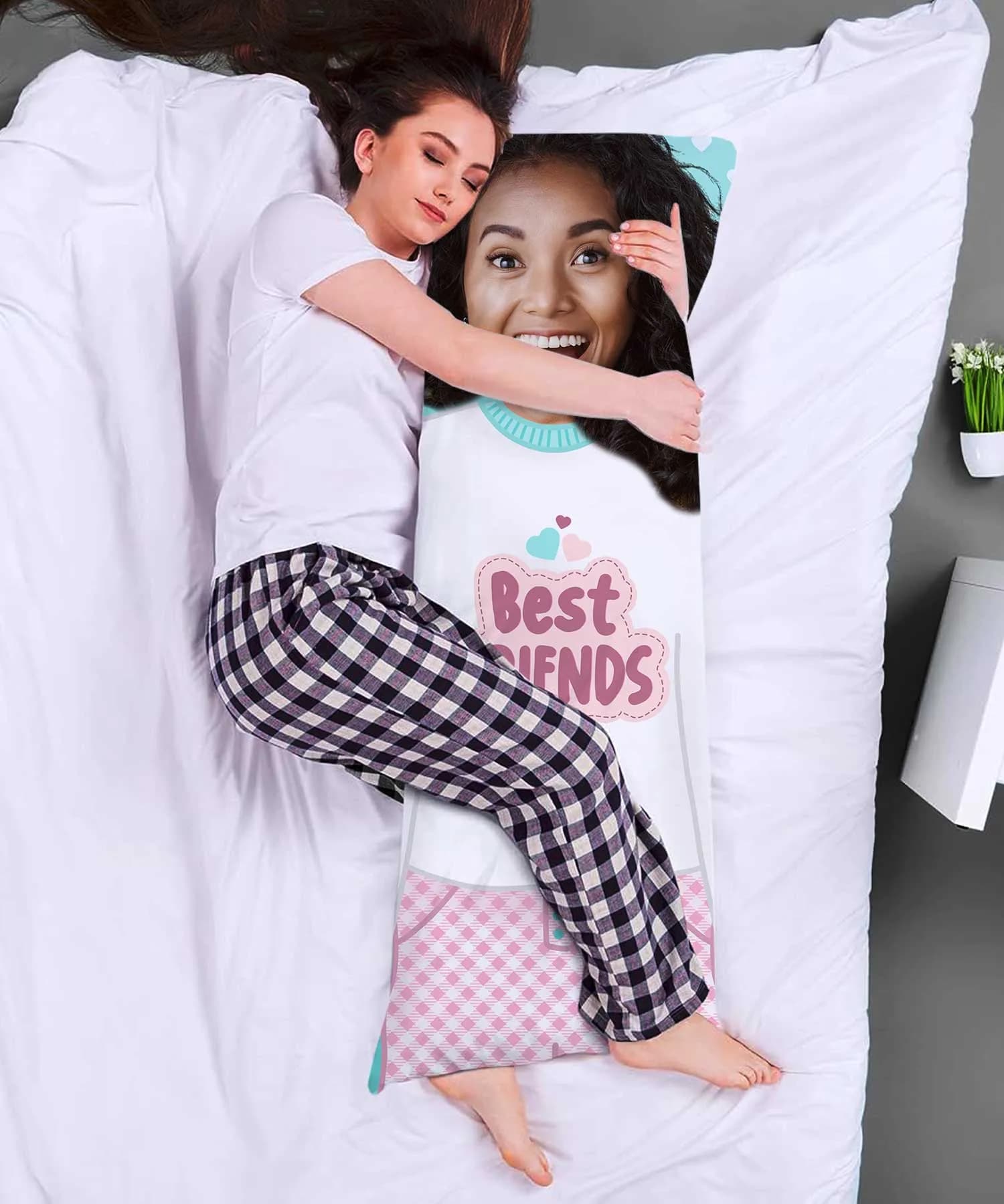 Custom Best Friends Photo Pillow