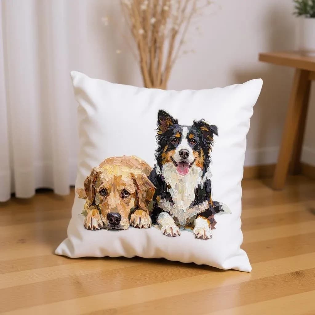 Custom Rectangle Throw Photo Pillow