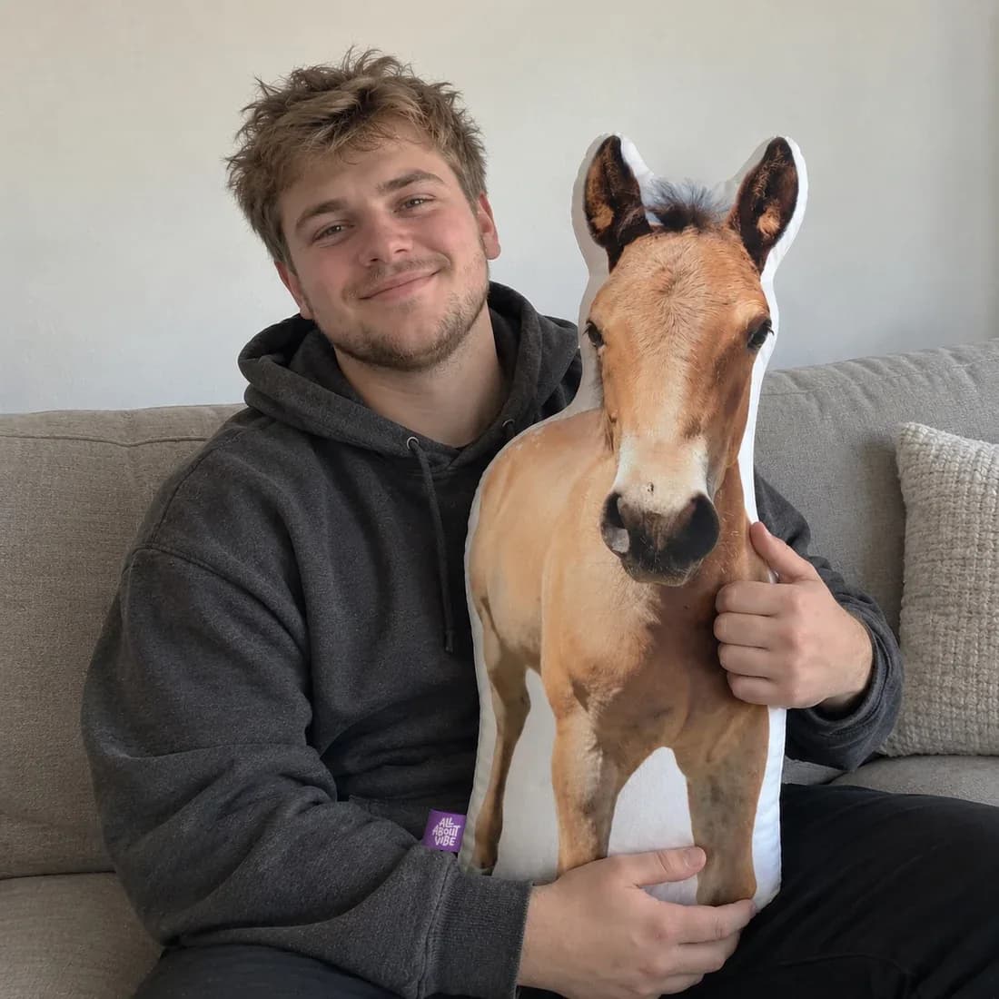 Custom Horse Photo Pillow