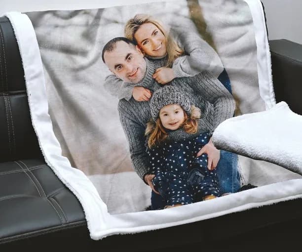 Custom Fleece Photo Pillow