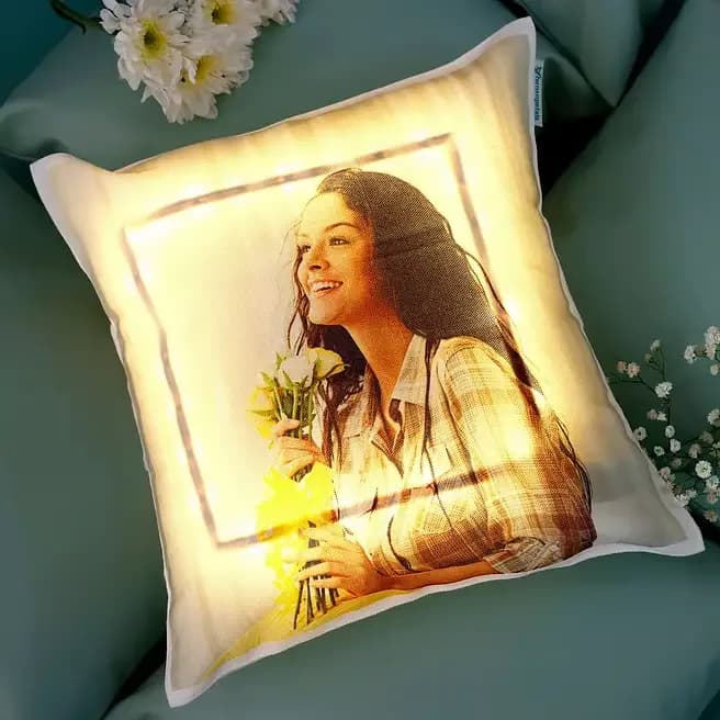 Custom Velvet Photo Pillow