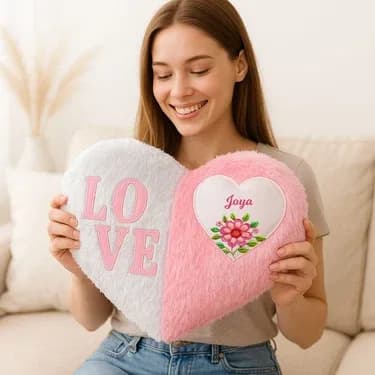 Custom Name Photo Pillow