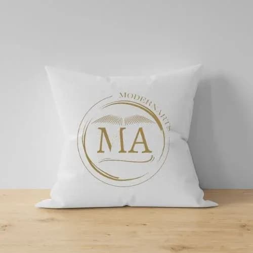 Custom Monogram Photo Pillow