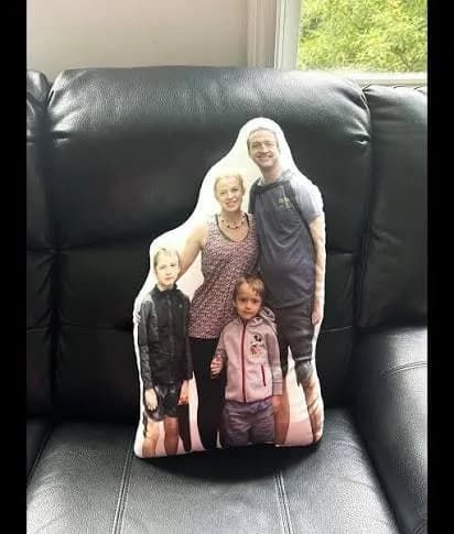 Custom Family Photo Pillow